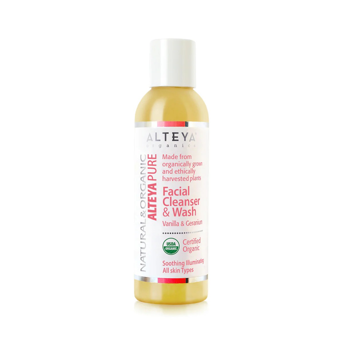 Sữa rửa mặt hữu cơ Alteay Organics vanilla & geranium 1