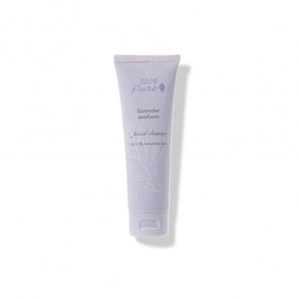 Sữa rửa mặt oải hương bọt biển 100% Pure Lavender Seafoam Facial Cleanser 100ml 1