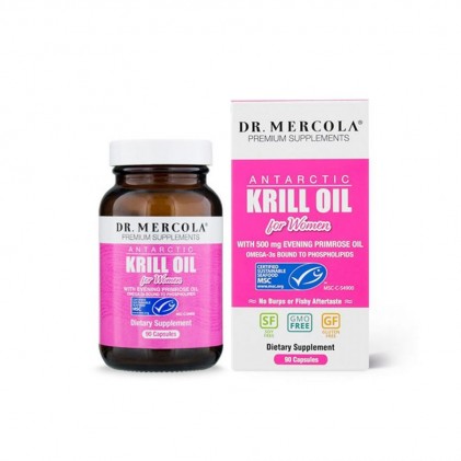 Cung cấp omega 3, dầu nhuyễn thể cho phụ nữ Krill Oil for Women Dr Mercola