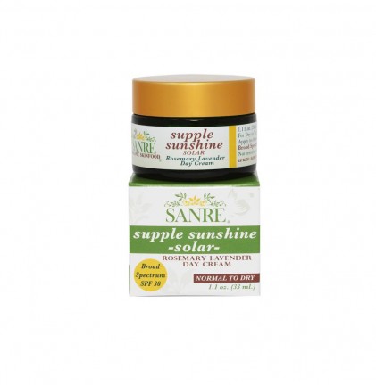 Kem dưỡng chống nắng SPF30 ban ngày từ hương thảo & oải hương Sanre Organic