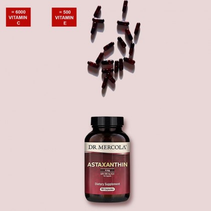 Organic Astaxanthin chứa ALA Dr Mercola 4mg 90 ngày dùng 2