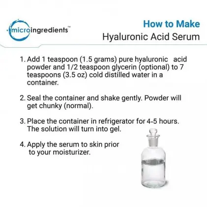 Bột Hyaluronic Acid tinh khiết Micro Ingredients cho sức khỏe của da & khớp & mắt 5