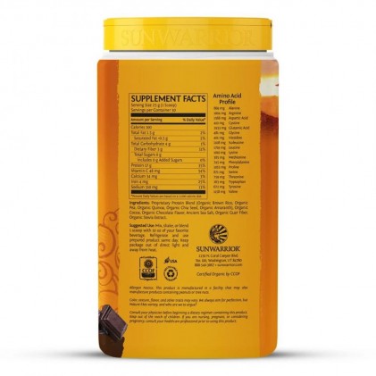Bột protein thực vật hữu cơ Sunwarrior Classic Plus 6