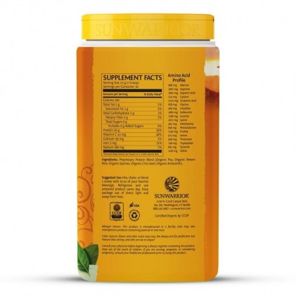 Bột protein thực vật hữu cơ Sunwarrior Classic Plus 10