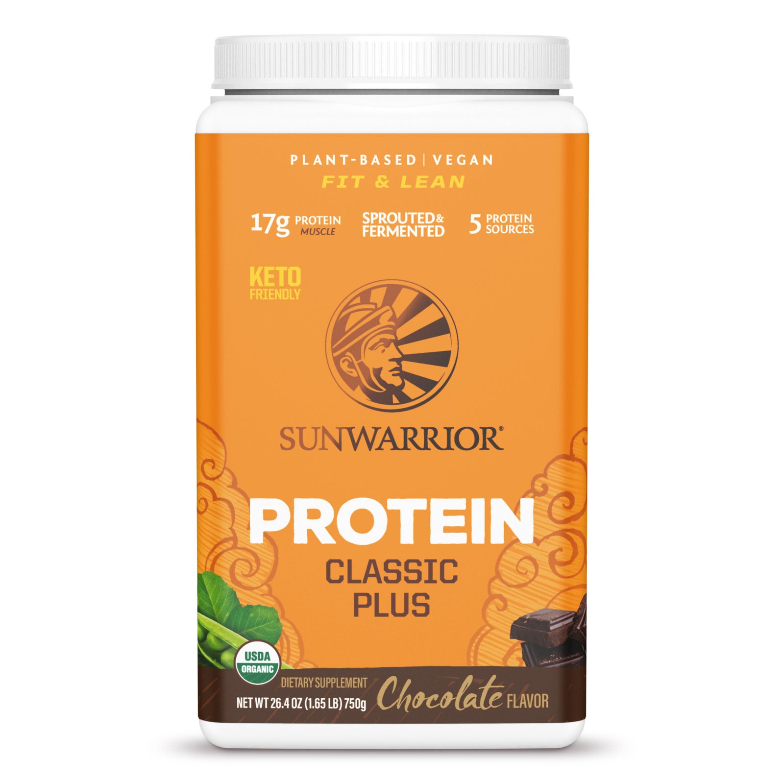 Bột protein thực vật hữu cơ Sunwarrior Classic Plus 19