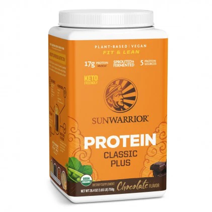 Bột protein thực vật hữu cơ Sunwarrior Classic Plus 7