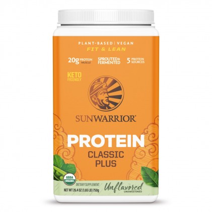 Bột protein thực vật hữu cơ Sunwarrior Classic Plus 4