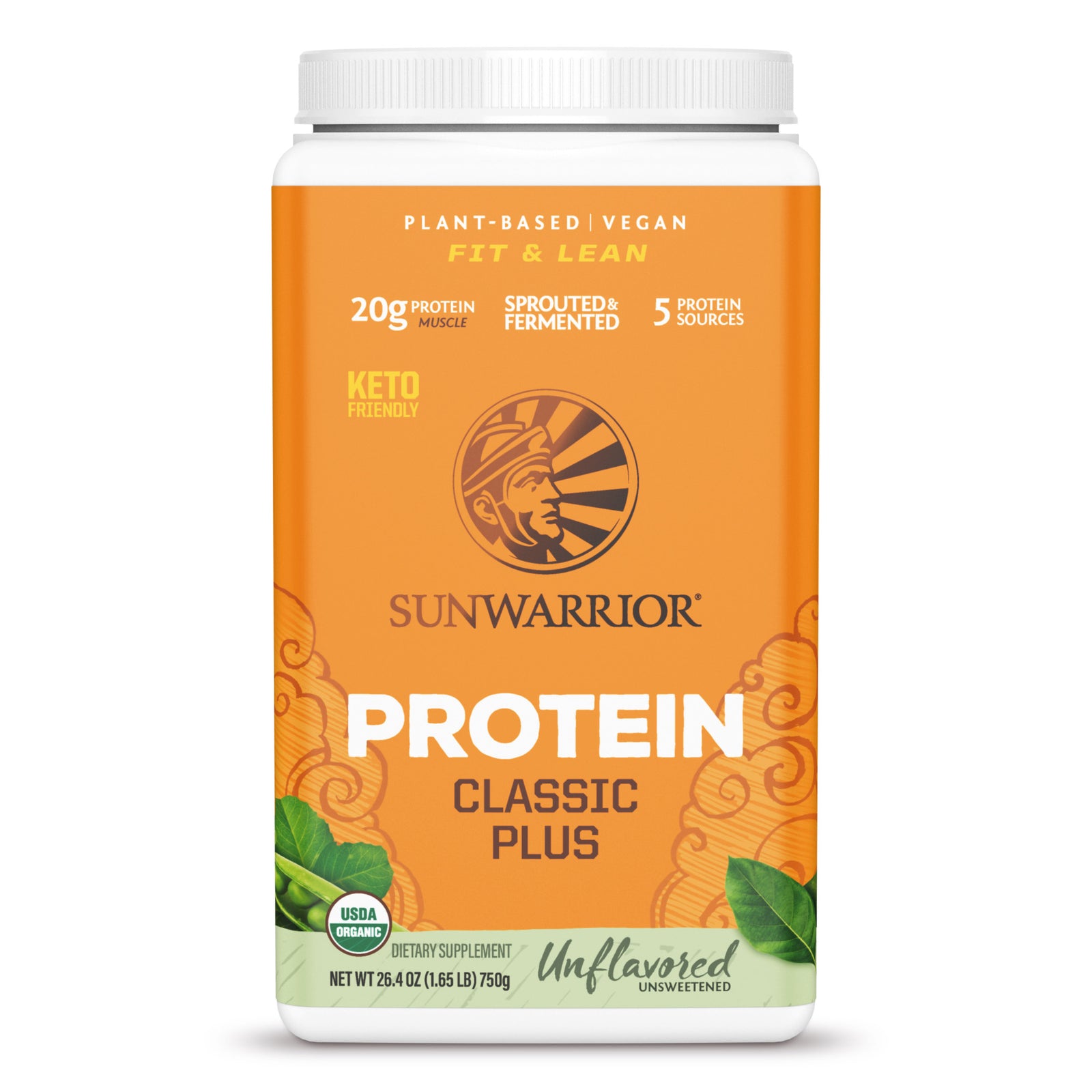 Bột protein thực vật hữu cơ Sunwarrior Classic Plus 15