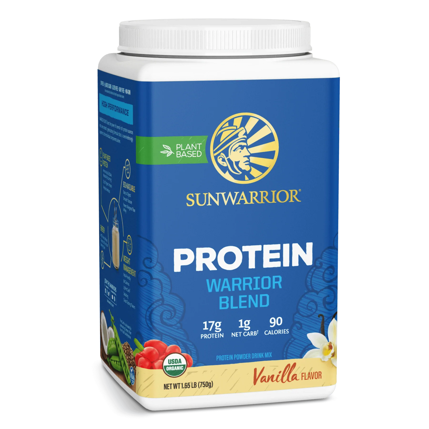 Bột protein thực vật hữu cơ Sunwarrior Warrior Blend 11