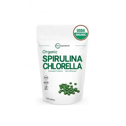 Viên tảo spirulina và chlorella hữu cơ Micro Ingredients 1