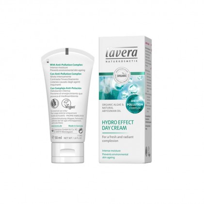 Kem dưỡng cấp nước, bảo vệ & chống ô nhiễm da ban ngày Lavera hydro effect day cream 1