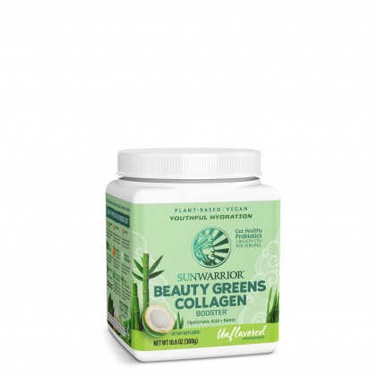 Bột tăng cường collagen với nhiều rau xanh & lợi khuẩn Sunwarrior Beauty Greens Collagen Booster 1