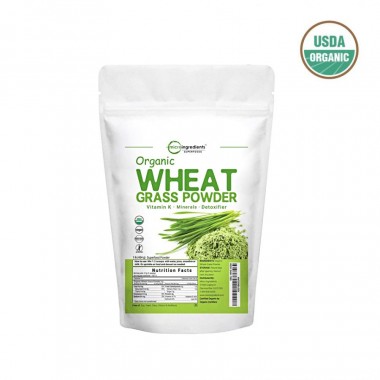 Bột cỏ lúa mì hữu cơ Micro Ingredients Organic Wheatgrass Powder 227g