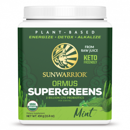 Hỗn hợp thực phẩm xanh hữu cơ Sunwarrior Ormus Super Greens 3