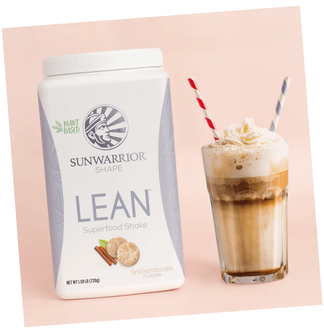 Bữa ăn tinh gọn Sunwarrior Lean Superfood Shake 52