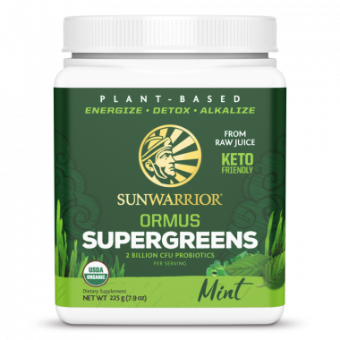 Hỗn hợp thực phẩm xanh hữu cơ Sunwarrior Ormus Super Greens 4