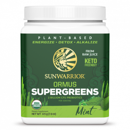 Hỗn hợp thực phẩm xanh hữu cơ Sunwarrior Ormus Super Greens 1