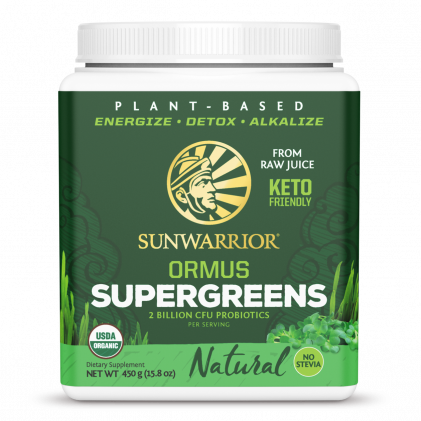 Hỗn hợp thực phẩm xanh hữu cơ Sunwarrior Ormus Super Greens 3