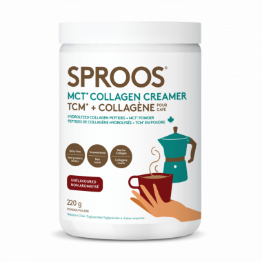 Bột collagen peptide thủy phân từ cá thêm chất béo có lợi Sproos MCT Collagen Creamer 6