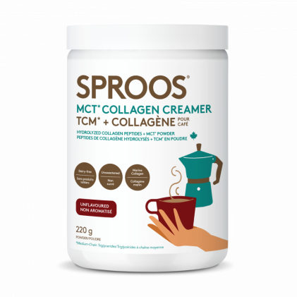 Bột collagen peptide thủy phân từ cá thêm chất béo có lợi Sproos MCT Collagen Creamer 1