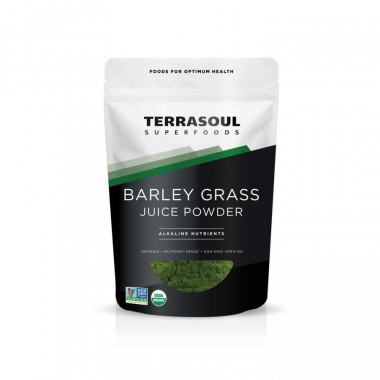 Bột nước ép cỏ lúa mạch hữu cơ Terrasoul Barley grass juice powder
