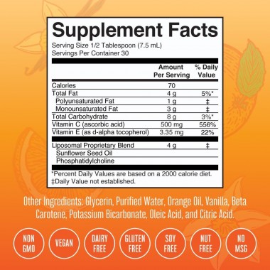 Liều cao vitamin C Mary Ruth's Megadose Vitamin C Liposomal 21