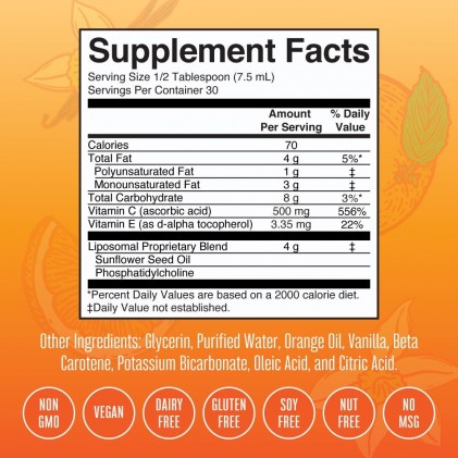 Liều cao vitamin C Mary Ruth's Megadose Vitamin C Liposomal 2