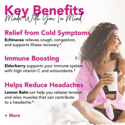 Trà tăng cường miễn dịch & sức khỏe tổng quan hữu cơ Pink Stork Wellness Tea (30 cốc) 2