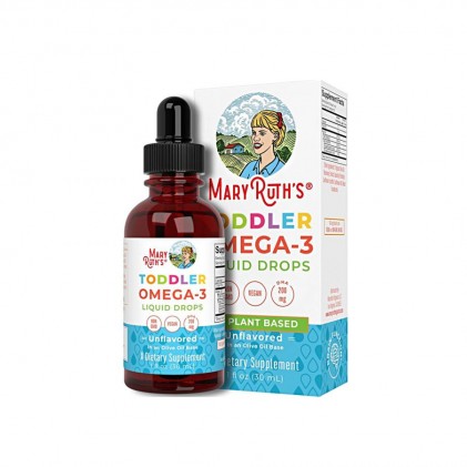 Omega 3 thuần chay từ tảo cho bé sơ sinh & trẻ em 0-3 tuổi Mary Ruth's Infant & Toddler Omega-3 Liquid Drops 1