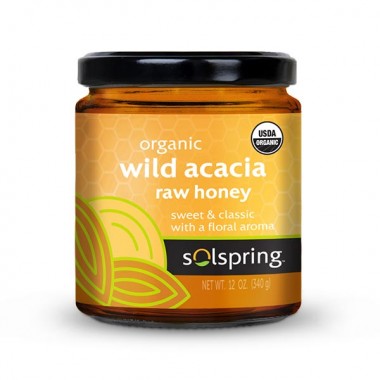 Mật ong rừng hữu cơ Dr Mercola Solspring® Organic Wild Acacia Raw Honey