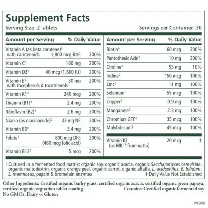 Viên uống bổ sung vitamin Pure Synergy MULTI•VITA•MIN™ 4