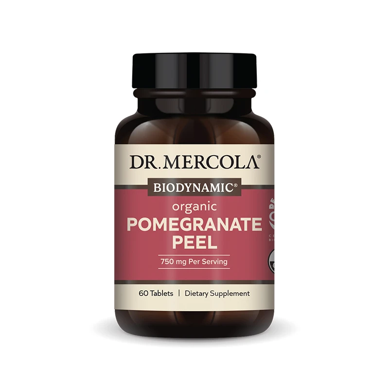 Viên uống vỏ quả lựu hữu cơ Dr Mercola Biodynamic® Organic Pomegranate Peel 1