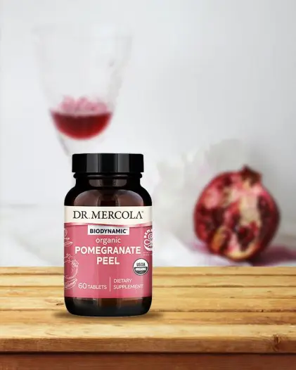 Viên uống vỏ quả lựu hữu cơ Dr Mercola Biodynamic® Organic Pomegranate Peel 5
