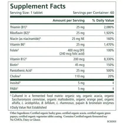 Phức hợp vitamin B Pure Synergy SUPER B-COMPLEX™ 4