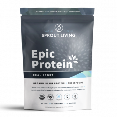 Protein cho người tập thể thao & siêu thực phẩm Sprout Living Premium Superfood Protein, Real Sport