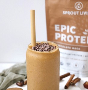 Protein thực vật & siêu thực phẩm Sprout Living, Epic Protein, Organic Plant Protein, Chocolate Maca 54