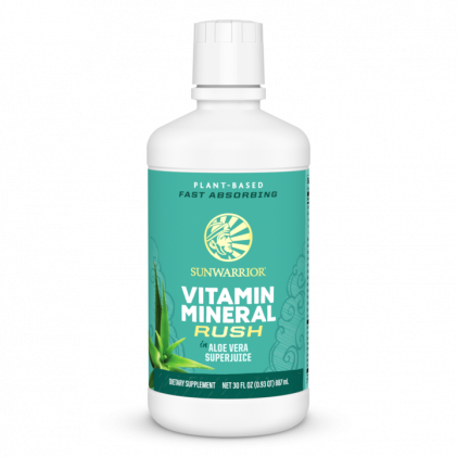 Dung dịch bổ sung vitamin & khoáng chất & nước ép trái cây Sunwarrior Vitamin Mineral Rush in Aloe Vera Superjuice 1