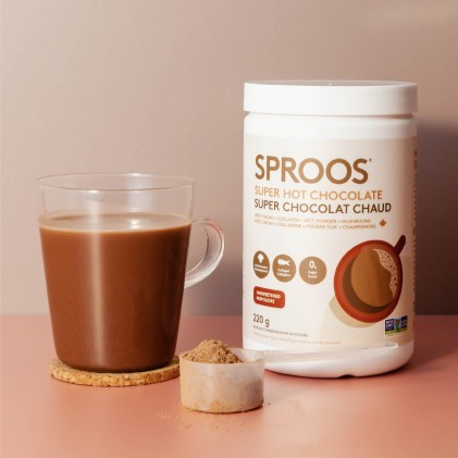 Thức uống healthy từ cacao, nấm, collagen thủy phân từ cá Sproos Super Hot Chocolate 2