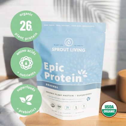 Protein không vị Sprout Living Organic Plant Protein 2