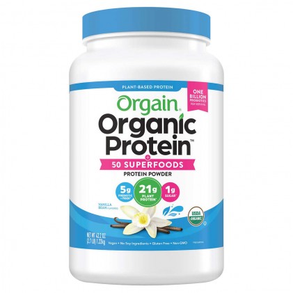 Bột protein thực vật hữu cơ & siêu thực phẩm Orgain Organic Protein & Superfoods Powder 2