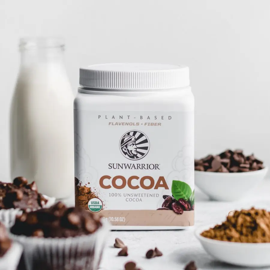 Bột cacao hữu cơ Sunwarrior Organic Cocoa 9