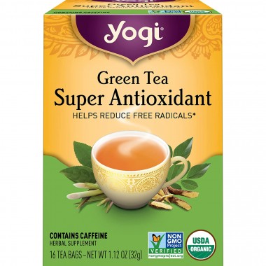 Trà cung cấp chất chống oxy hóa Yogi Green Tea Super Antioxidant