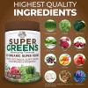 Hỗn hợp 50 siêu thực phẩm hữu cơ Country Farms Super Greens vị chocolate 8