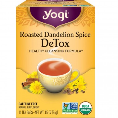 Trà giúp thải độc Yogi Roasted Dandelion Spice DeTox Tea