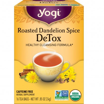 Trà giúp thải độc Yogi Roasted Dandelion Spice DeTox Tea 1