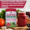 Hỗn hợp 50 siêu thực phẩm hữu cơ Country Farms Super Greens vị berry 11