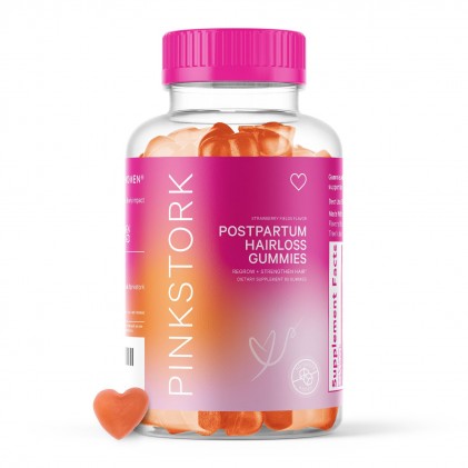 Viên nhai hỗ trợ rụng tóc sau sinh Pink Stork Postpartum Hairloss Gummies 1