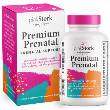 Vitamin cho phụ nữ trước, trong & sau khi mang thai Pink Stork Premium Prenatal