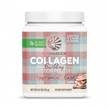 Bột bổ sung collagen building protein peptides Sunwarrior vị Peppermint Bark