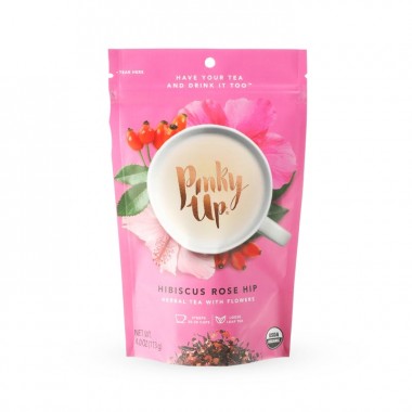 Trà Pinky Up HIBISCUS ROSEHIP LOOSE LEAF TEA POUCH